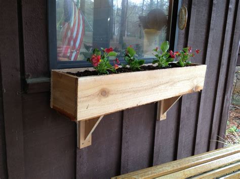 flower box steel siding|window flower box plans.